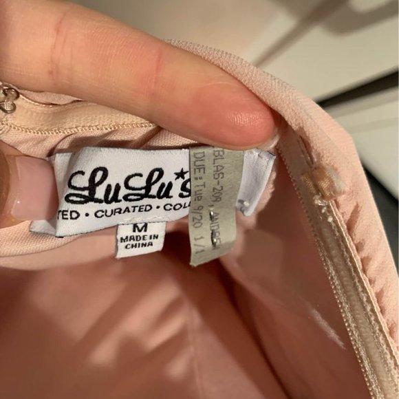 Lulus strapless dress size M - Picture 3 of 3